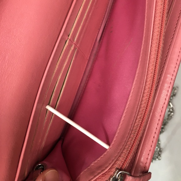 Authentic Chanel pink Camellia Long Wallet WOC - Picture 9 of 17